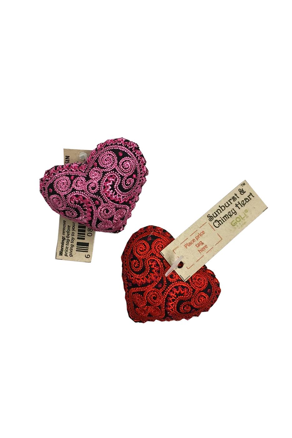 Goli Design Chimey Heart Cat Toy